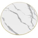 Ver imagem 7 de Conjunto Mesa de Jantar Redonda Imperial 70cm Branca com 4 Cadeiras Estofadas Marcela - Preto