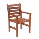 Ver imagem 1 de Banco com Encosto 1 Lugar 58cm x 89cm Ecograndis Jardim Marrom/Jatobá