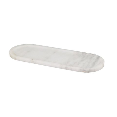 Centro de Mesa Decorativo de Mármore Branco 30cm Rjc0020 Btc