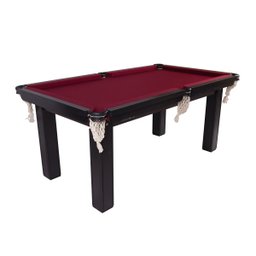 Mesa Sinuca Bilhar Mdf 1.85 X 1.07 Procópio - Vinho - 1