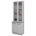 Ver imagem 6 de Kit Balcão + Cristaleira 70cm Branco Agata Madesa 01 Branco
