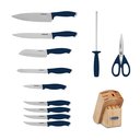 Ver imagem 3 de Conjunto de Facas Cuisinart Color Pro 12 Peças, Azul Navy