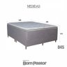 Colchão King Molas Ensacadas Vision + Base 193x203x71 Bom Pastor - 4