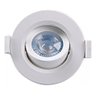 Spot Led 3w Dicróica Direcionável Redondo Ideal para Sanca Cor Branco 110v/220v 3000k - 6