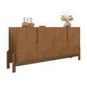 Ver imagem 2 de Aparador Buffet Sala Lizz 170cm com Pés de Madeira Maciça Cedro Cedro