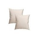 Ver imagem 2 de Kit 02 Capas Almofada Suede Sortido Veludo Sala: Marfim