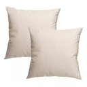 Ver imagem 1 de Kit 02 Capas Almofada Suede Sortido Veludo Sala: Marfim