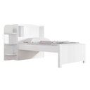 Ver mais imagens de Quarto Infantil Completo com Guarda-Roupa Cama 100% MDF e Cômoda Angel Branco