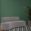 Ver imagem 2 de Sofá 4 Lugares 230cm Mônaco Bouclé Cinza - Nexta Casa