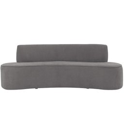 Sofá 4 Lugares 230cm Mônaco Bouclé Cinza - Nexta Casa - 7