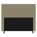 Ver imagem 3 de Cabeceira Cama Box Casal Queen Size Ferrara 160cm Corano Bege - Desk Design