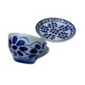 Xicara de Porcelana com Pires para Chá, Pintada a Mão 120 Ml - 2