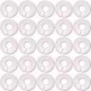 Ver imagem 1 de Kit 25 Separador e Organizador de Cabides Araras por Tamanho Plaquinha Divisor de Plástico