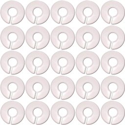 Kit 25 Separador e Organizador de Cabides Araras por Tamanho Plaquinha Divisor de Plástico - 1