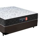 Ver imagem 5 de Cama Box Casal + Colchão Semi Ortopédico Extra Firme Espuma D33 Prime Colchões 138x188x72 Marrom