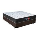 Ver imagem 1 de Cama Box Casal + Colchão Semi Ortopédico Extra Firme Espuma D33 Prime Colchões 138x188x72 Marrom