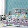 Edredom Infantil Casal em Malha 100% Algodão Estampado Love Panda Vivaldi Sul Brasil - 1