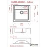 Kit Cuba Q35 Torneira 1198 Metal Válvula 1 Polegada Sifão Pvc Flexível Compace - 8