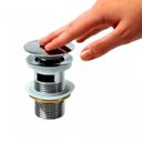 Ver imagem 7 de Cuba de Apoio para Banheiro Q35W com Válvula Click de Metal Compace