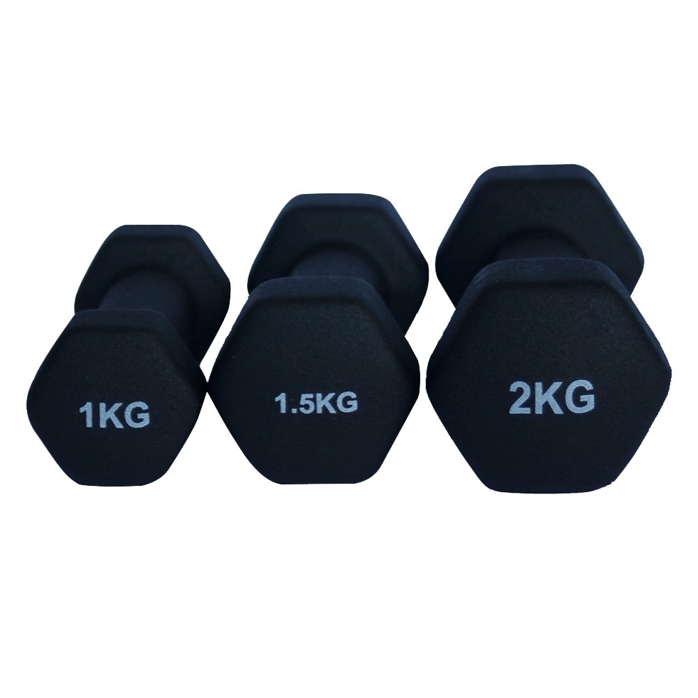 Kit 6 Halteres Athletic com Suporte 1kg, 1,5kg e 2kg 16381 - 4