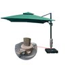 Ombrelone Guarda Sol Java Aluminio Verde Escuro 3,0 X 3,0 C/ Base 100l - 9