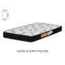 Cama Montessoriana Solteiro Infantil Duda Com Dossel Rosa e Colchão - 4