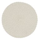 Ver imagem 5 de Jogo Lugar Americano Redondo Bege 38 cm Decoração Mesa Posta Descanso Prato Feito à Mão