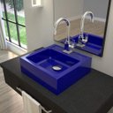 Ver imagem 1 de Kit Cuba Q35 Torneira Luxo 1195 Metal Válvula Click 1 Polegada G Sifão Pvc Flexível Compace