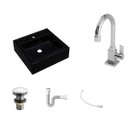 Ver imagem 2 de Kit Cuba Q35 Torneira Luxo 1195 Metal Válvula Click 1 Polegada G Sifão Pvc Flexível Compace