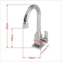 Ver imagem 4 de Cuba Q35W com Torneira Luxo e Válvula Click com Sifão e Flexível Compace