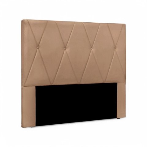 Cabeceira Elisa Queen para Cama Box Estrutura Mdf-mdp Estofada Suede Creme Loja Sheep