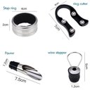 Ver imagem 3 de Kit Acessórios Abridores de Garrafas Vinhos Artigo para Bar e Presente