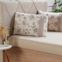 Ver imagem 5 de Jogo de Cama Solteiro Malha 2 Pçs Bella Cama New 88x188cm Bege