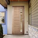 Ver imagem 3 de Kit Porta de Madeira 210x82cm Batente 11cm Bbv Eco Uniportas Abertura Direita Marrom