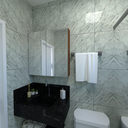 Ver imagem 2 de Armário para Banheiro Juranei Móveis 80x80 Cm