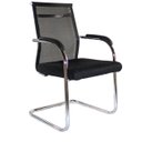 Ver imagem 4 de Kit 2 Cadeiras Interlocutor Mesh Fixa Preta W-122