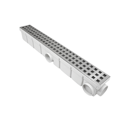 Ralo Externo Quintal 6x50 Inox 304 Quadrangular Cocho Branco - 1