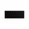 Cabeceira Dubai P/ Cama Box Queen Capitonê 1,60 Cm - Preto - 9