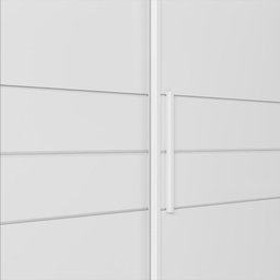 Guarda Roupa Modulado Casal 6 Portas 5 Gavetas 4 Nichos Branco Florença - Moval - 10