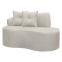 Ver imagem 2 de Sofá Orgânico Plaza 2 Lugares 145cm Bouclê - Sofa Store:bouclê Bege Marfim