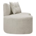 Ver imagem 3 de Sofá Orgânico Plaza 2 Lugares 145cm Bouclê - Sofa Store:bouclê Bege Marfim