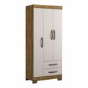 Ver imagem 2 de Guarda-Roupa 3 Portas 2 Gavetas Freijó/Off White NT5000 Notável Móveis
