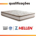 Ver imagem 4 de Colchão Casal Molas Ensacadas D33 Double Face 138x188x27cm Hellen - Suporta até 120 kg por Pessoa