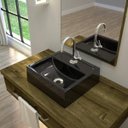 Ver imagem 1 de Kit Cuba Q32 Torneira 1198 Metal Válvula 1 Polegada Sifão Pvc Flexível Compace