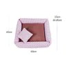 Cama Pet Grande Simples Top 60cm x 60cm x 15cm Lulu com Almofada Decorativa - 2