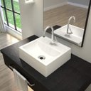 Ver imagem 1 de Kit Cuba Q32 Torneira 1198 Metal Válvula 1 Polegada Sifão Pvc Flexível Compace