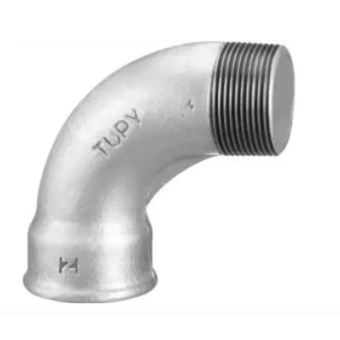 Curva Macho Femea Galvanizada 90 Graus 3/4 Curva Metal Galvanizado Macho Femea 90° 3/4 Tupy Tupi