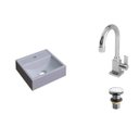 Ver imagem 2 de Kit Cuba Q32 Torneira Luxo 1195 Metal Válvula Click 1 Polegada G Sifão Pvc Flexível Compace