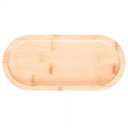 Ver imagem 3 de Bandeja Oval 24x11x1,5cm Bambu Lyor Nature Multiuso Petisqueira Buffet Mesa