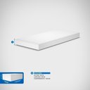 Ver imagem 2 de Colchão Solteiro Espuma Ad Resistence Probel 28cm Branco/cinza (88x188x28cm)